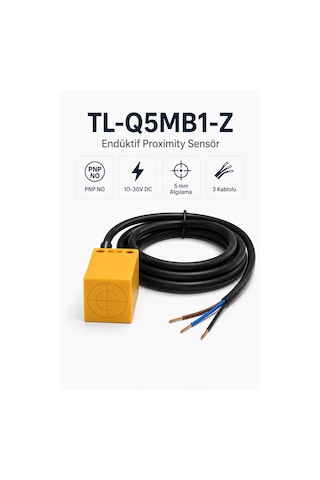 Tl-q5mb1-z 24vdc Endüktif Proximity Sensör Pnp No Cnc Lazer Makinesi Yakınlık Sensörü