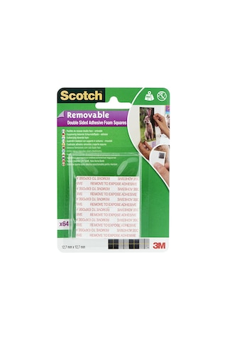 3m Scotch Çıkarılabilir Çift Taraflı Yapışkan Pedleri 64 Adet