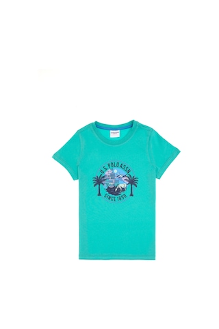 U.s. Polo Assn. Erkek Çocuk Mint Tişört 50300924-vr090 Mint