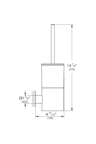 Grohe Atrio Tuvalet Fırçası Seti - 40314Al3