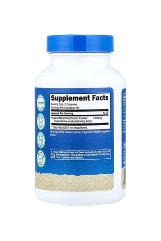 Nutricost Organic Reishi Mushroom 120 Capsules