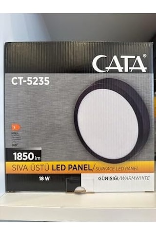 Ct-5235 Sıva Üstü Led Panel 18w Günışığı Açık Lacivert