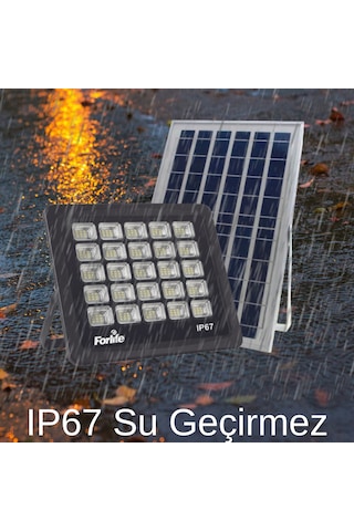 Forlife 250 Watt Güneş Enerjili Solar Projektör