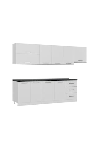 Minar 300 Cm Mutfak Dolabı Beyaz 300-B8 Beyaz