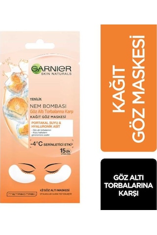 Garnier Göz Altı Torbalarına Karşı Kağıt Göz Maskesi