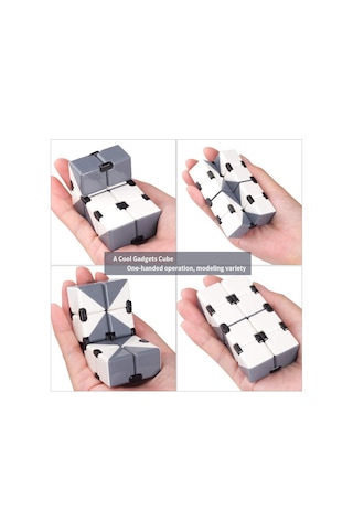Renkli İnfinity Cube Sonsuzluk Küpü Sihirli Küp Fidget Stres Küpü Stres Giderici Oyuncak 1 Adet
