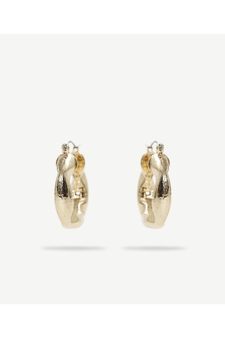 Yargıcı Asimetrik Formlu Gold Küpe 25ykbj8186x 630 çok renkli