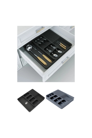 Genişleyebilir Kaşıklık Ve Bıçaklık Seti Ayarlanabilir Mutfak Çekmece Çok Gözlü Düzenleyici Diğer