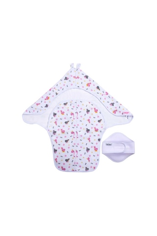 Sevi Bebe 558 Interlok Bel Koruyuculu Kundak Pembe