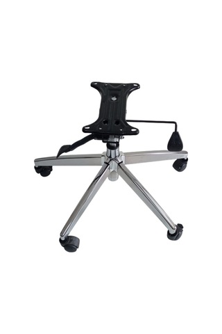 Kamusalmarket Makam Koltuğu Ayağı Çap 70 Cm Çift Kol Mekanizma Krom Pistonlu