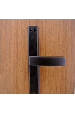 Yelken Mat Siyah Aynalı Kapı Kolu