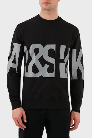 Paul & Shark Erkek Sweat 24411862 011 Siyah Siyah