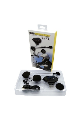 Hangfox Motosiklet Kaskı Bluetooth Kulaklık - Kompakt, Taşınabilir, Stereo Ses, Kolay Kullanım Diğer