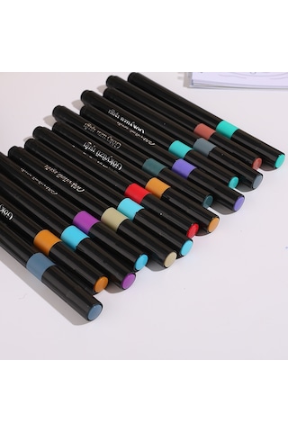 Çok Renkli Akrilik Marker Boya Kalem Seti - Çantalı 80renkli