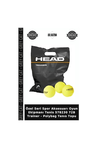 Özel Seri Spor Aksesuarı Oyun Ekipmanı Tenis 578230 72b Trainer - Polybag Tenıs Topu