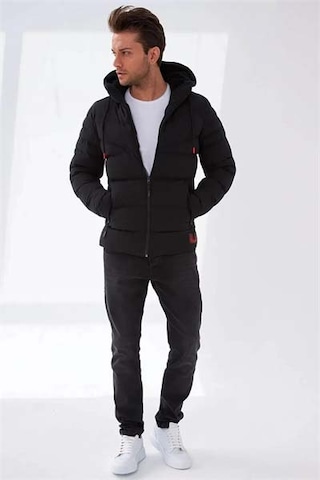 Delpino Siyah Erkek Mont 2096 Siyah