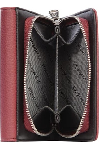 Cengiz Pakel Küçük Boy Mıknatıslı Kadın Cüzdan/portföy 65297 - Bordo/siyah 65297-bordo-siyah