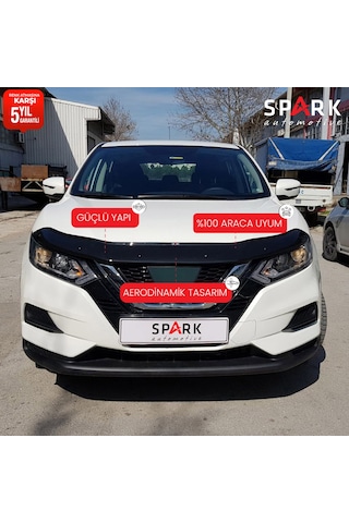 Nissan Qashqai 2017-2021 Yıl Aralığı Uyumlu Kaput Rüzgarlığı 4mm