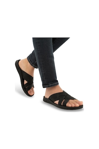 Muya Tiger 31318-001 Anatomik Taban Erkek Terlik Siyah 40-45