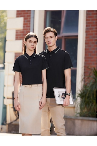 New Performance Premium Polo T-shirt %52,2 Polyester %37,1 Pamuk %3,2 Asetat Elyafı %2,6 Dut İpeği %2,5 Keten %2,4 Spandex Siyah
