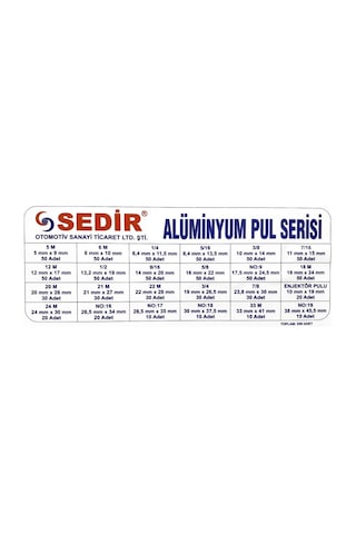 Alüminyum Pul Serisi 850 Adet 390328744