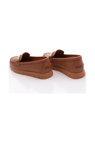Dgn 5604-6 Kadin Loafer Ayakkabi Taba Floater