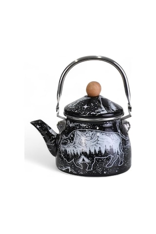 Buffalo Emaye Demlik Kettle Küçük 1.1 Lt Çok Renkli