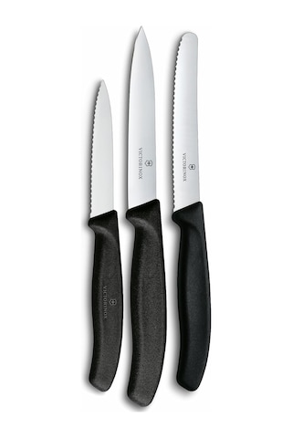 Victorinox 6.7113.34 Swiss Classic 3lü Bıçak Set, Siyah Diğer