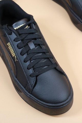 Puma - Smash Platform V3 Siyah Kadın Spor Ayakkabı Çok Renkli