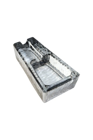 Premiumquality Siyah Şeffaf Kristal Tekli Puro Küllüğü - Tr9753
