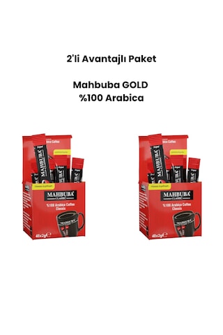 Mahbuba %100 Arabica Classic Kahve 2'li Paket 48 X 2 G Diğer