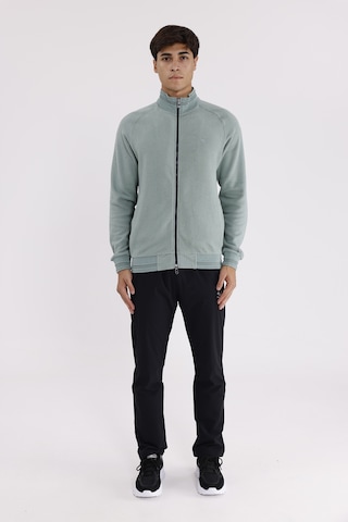 Rowinger Polo Yaka Rahat Kalıp Selanik Yapıda Mevsimlik Spor Görünümlü Sweatshirt Çağla