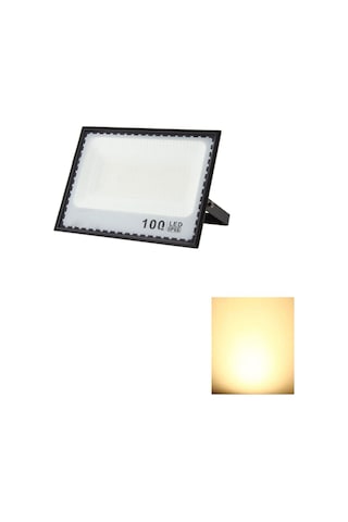 Şanled 100 Watt 9000 Lumen Amber Rengi Işık Smd Led Projektör 10'lu