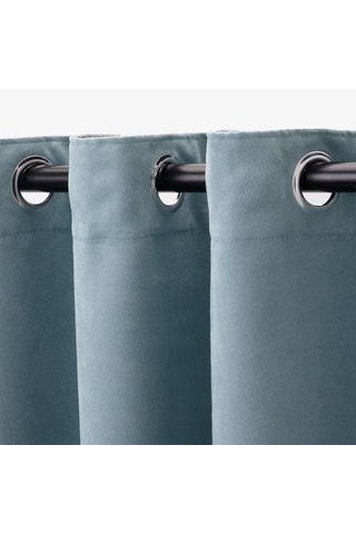 Ikea Bırtna Tül Perde 145x300 Cm Turkuaz-lacivert Çok Renkli