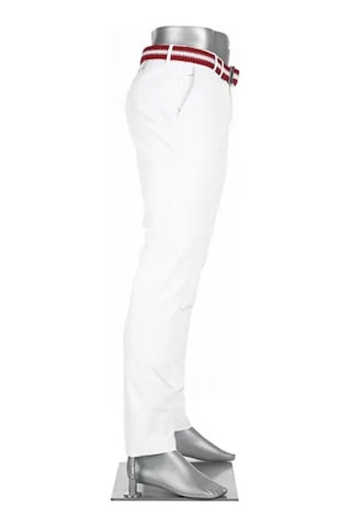 Alberto Ian 3xdry Cooler Slim Fit Erkek Pantolonu Whıte 100