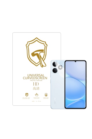 Microcase Realme Note 80 İle Uyumlu Full Tpu Nano Arka Ekran Koruma Filmi - Ekm102