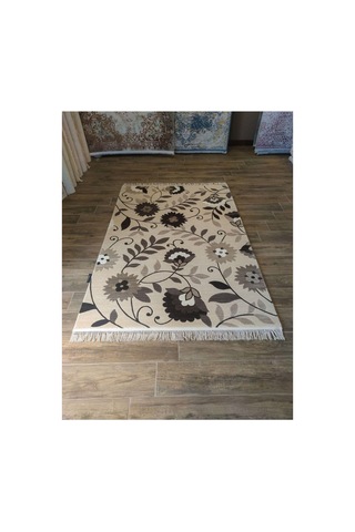 Aspero 4108b Kahve Halı Çok Renkli