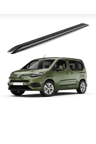 Türkmen Toyota Proace Premium Tavan Çıtası Alüminyum Siyah 2019 Ve Sonrası