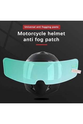 Motosiklet Kaskı Buğu Önleyici Film Su Geçirmez Dayanıklı Çizilmez Lens Şeffaf Koruma - 23.5 Cm