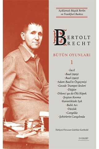Üç Kuruşluk Opera + Bertolt Brecht - Bütün Oyunları 1 + Okuma Sticker'ları