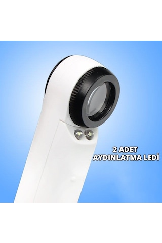 Powermaster Mg6B-1B Ledli El Büyüteç 40X