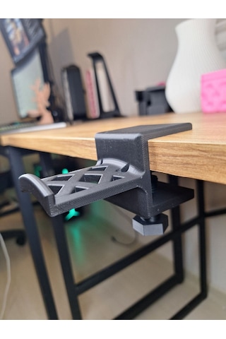 Masa Altı Kulaklık Tutucu 3d Baskı Gaming Kulaklık Standı Ve Masa Kenarı Askılığı