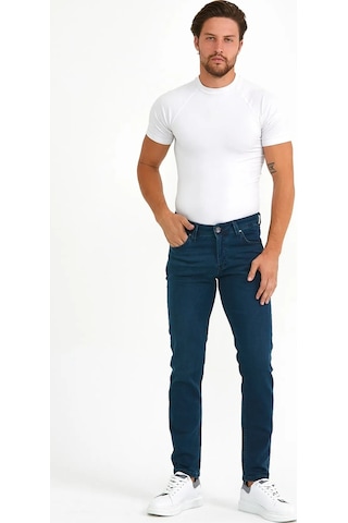 Digital Jeans Örme Hamur Kumaş Dar Kesim Slim Fit Erkek Açık Yeşil Açık Gri