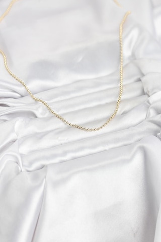 Cm 14k Gold Renk Top Zincirli Model 60 Cm Kadın Kolye - Lisinya Çok Renkli