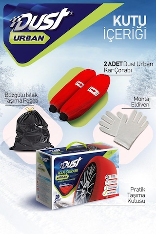 Kar Çorabı 205 75 Lastik R14 Jant Ölçülerine Uyumlu Yüksek Kalite