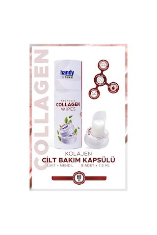 Handytowel Collagen Wipes 8 x 7.5 ML