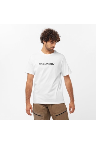 Salomon Sal Logo Perf Ss Tee M Whıte// T-shırt Lc2245500 001