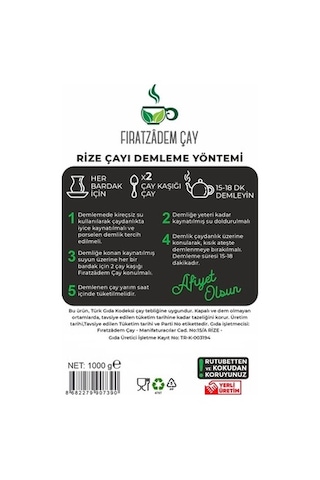 Fıratzadem Siyah Dökme Çay 1 KG