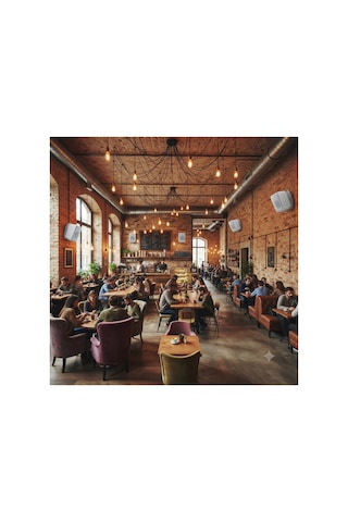 Cafe Ve Ofisler İçin Hazır Ses Paketi: 4'lü Duvar Hoparlör Mikrofon Ve Bluetooth Amfi Ses Sistemi