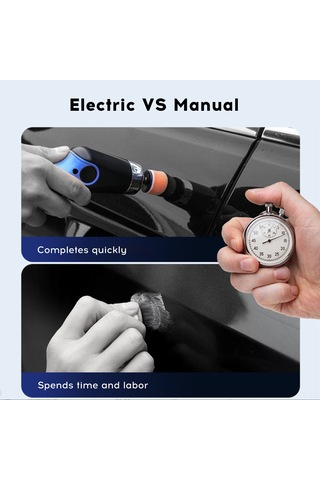 Lemestar Taşınabilir Araç Cilalama Makinesi - 60w Güçlü, 10 Sünger Hediyeli, Hızlı Parlatma Ve Çizik Onarım